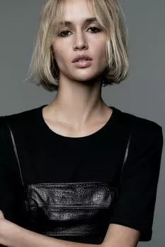 Футболка с коротким рукавом ZARA, черный