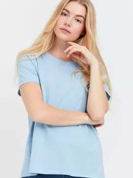 Футболка с короткими плечами Fransa, синий