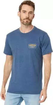 Футболка с короткими рукавами Adrenaline Spike Quiksilver, цвет Dark Denim Heather