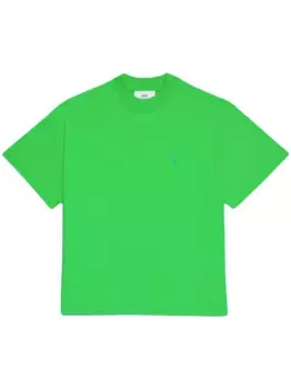 Футболка с короткими рукавами AMI Paris, зеленый