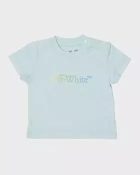 Футболка с короткими рукавами Arrow Rainbow для мальчиков, размеры 3–36 м Off-White, цвет Blue Glass Multi