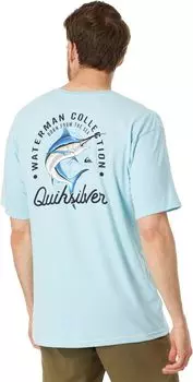 Футболка с короткими рукавами Beauty At Sea Quiksilver, цвет Aquatic