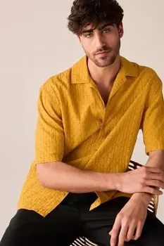 Футболка с короткими рукавами Broderie Next, желтый
