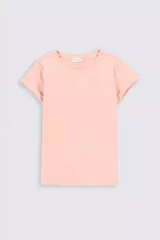 Футболка с короткими рукавами Coccodrillo гладкий пудрово-розовый