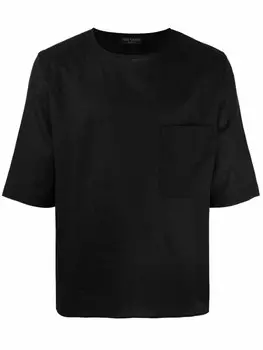 Футболка с короткими рукавами Dell'oglio, черный