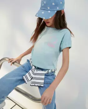 Футболка с короткими рукавами для девочек с лицензией Nirvana Kids El Corte Ingls, зеленый