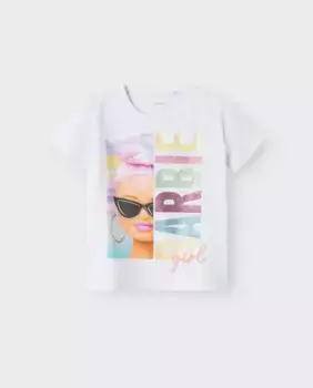 Футболка с короткими рукавами для девочки name it, белый
