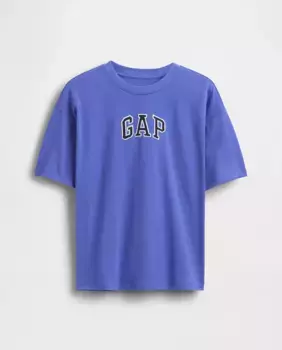 Футболка с короткими рукавами для мальчика Gap, синий