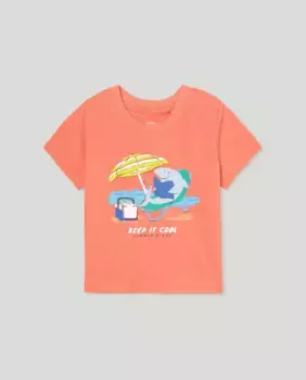 Футболка с короткими рукавами для мальчика Baby El Corte Ingls, красный