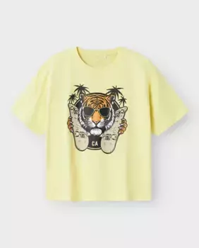 Футболка с короткими рукавами для мальчика name it, зеленый