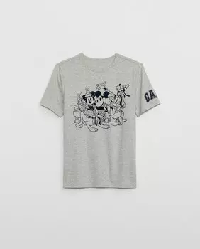 Футболка с короткими рукавами для мальчика Disney Gap, светло-серый
