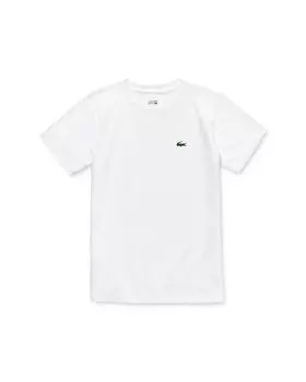 Футболка с короткими рукавами для мальчиков Lacoste, цвет White