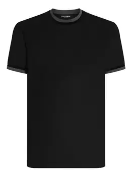 Футболка с короткими рукавами DOLCE & GABBANA, черный