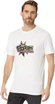 Футболка с короткими рукавами Entertainment Fat Tony Volcom, цвет Off-White