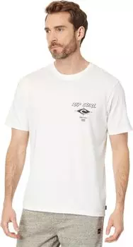 Футболка с короткими рукавами Fade Out Icon Rip Curl, цвет Bone 1