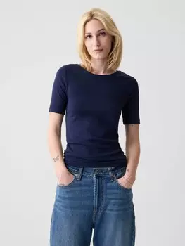 Футболка с короткими рукавами Gap, синий