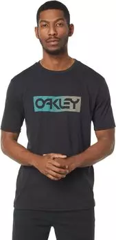 Футболка с короткими рукавами Gradient Lines B1B Oakley, цвет Blackout/Green