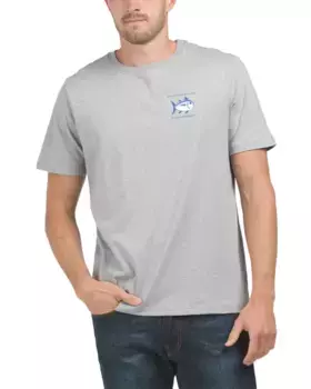 Футболка с короткими рукавами Heather Original Skipjack Southern Tide, цвет Quarry