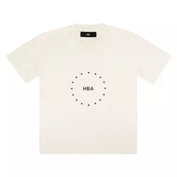 Футболка с короткими рукавами Hood By Air Star, цвет Белый