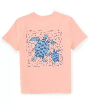 Футболка с короткими рукавами и черепахой Class Club для больших мальчиков 8–20 лет, оранжевый