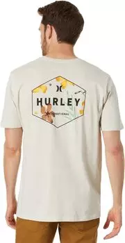 Футболка с короткими рукавами и цветочным принтом Hurley, цвет Bone