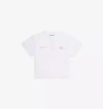 Футболка с короткими рукавами и фирменным принтом из эластичной ткани для детей от 1 до 8 лет The Couture Club, мультиколор