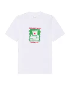 Футболка с короткими рукавами и фиксированными ошибками Carhartt Wip, белый