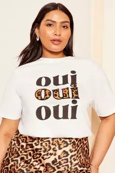 Футболка с короткими рукавами и графическим принтом, похожим на эти Friends Like These, белый