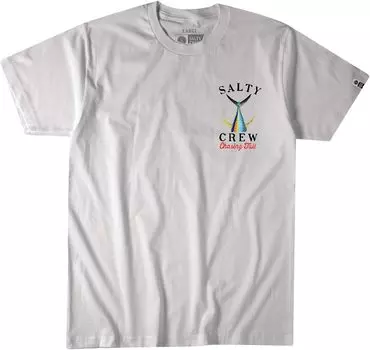 Футболка с короткими рукавами и хвостом Salty Crew, белый