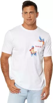 Футболка с короткими рукавами и карманами Halekulani Hurley, белый