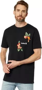 Футболка с короткими рукавами и карманами Halekulani Hurley, черный