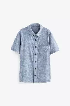 Футболка с короткими рукавами и карманом Abercrombie & Fitch, синий