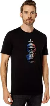 Футболка с короткими рукавами и круглым вырезом Armor Karl Karl Lagerfeld Paris, черный