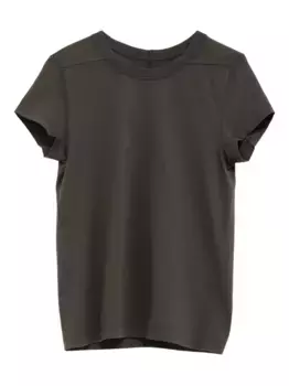 Футболка с короткими рукавами и круглым вырезом Rick Owens, коричневый
