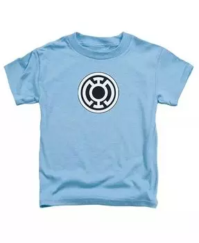 Футболка с короткими рукавами и логотипом Blue Lantern для девочек-малышей Green Lantern, синий