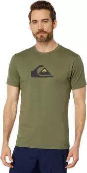 Футболка с короткими рукавами и логотипом Comp Quiksilver, цвет Four Leaf Clover