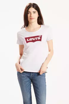 Футболка с короткими рукавами и логотипом Levi's Levi's, белый