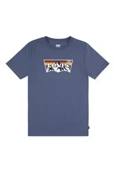 Футболка с короткими рукавами и логотипом Mountain Batwing Levi'S, синий