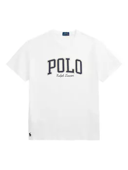 Футболка с короткими рукавами и логотипом Polo Ralph Lauren, белый