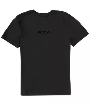 Футболка с короткими рукавами и логотипом RVCA, черный