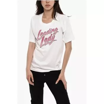 Футболка с короткими рукавами и принтом LEADING LADY Dsquared2, White