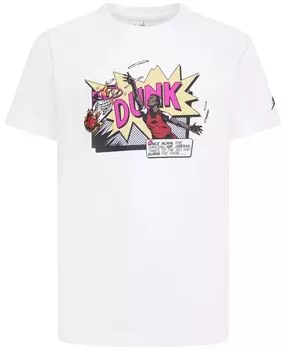 Футболка с короткими рукавами и рисунком Little Boys Air Comics Dunk Jordan, красный