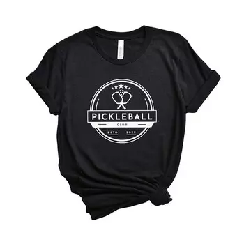 Футболка с короткими рукавами и рисунком Pickleball Club Simply Sage Market, черный