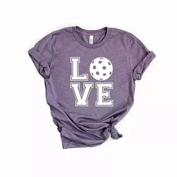 Футболка с короткими рукавами и рисунком Pickleball Love Simply Sage Market, фиолетовый