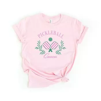 Футболка с короткими рукавами и рисунком Pickleball Queen Simply Sage Market, розовый