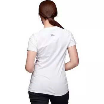 Футболка с короткими рукавами и видом с воздуха женская Black Diamond, белый