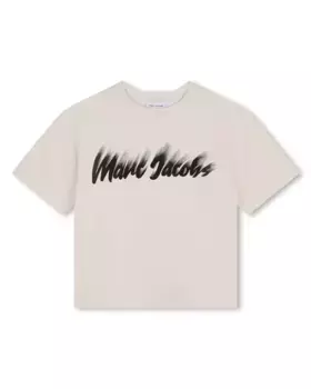 Футболка с короткими рукавами из 100% хлопка Marc Jacobs, цвет Natural