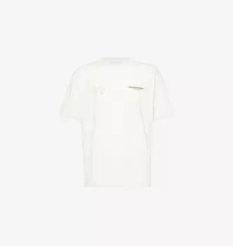 Футболка с короткими рукавами из эластичного трикотажного джерси с принтом логотипа Future Terrain 247 By Represent, белый