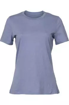 Футболка с короткими рукавами из джерси Bella + Canvas для женщин и женщин, цвет lavender blue