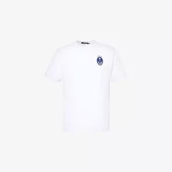 Футболка с короткими рукавами из хлопчатобумажного джерси с надписью Iron Badge Trapstar, белый